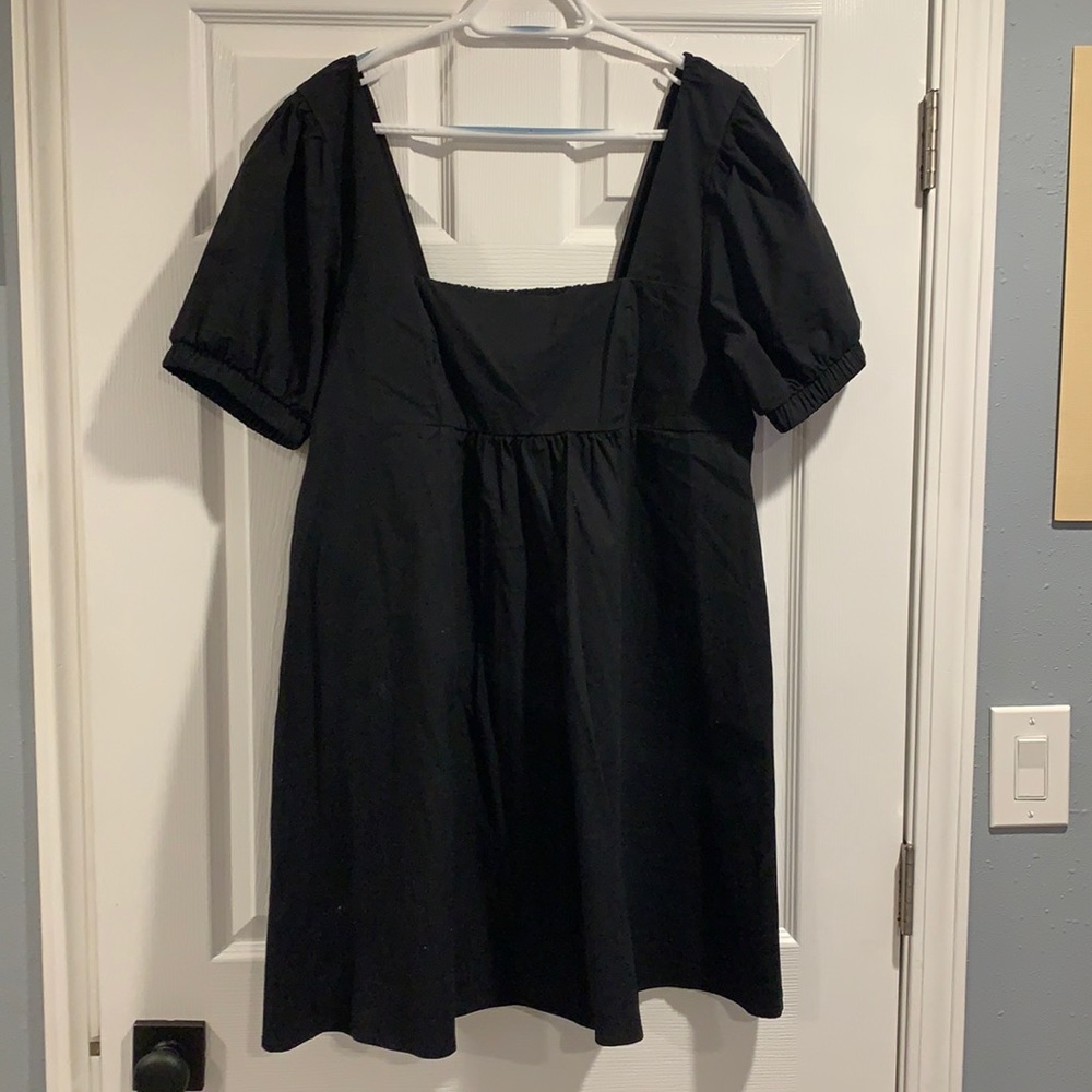 Black summer dress